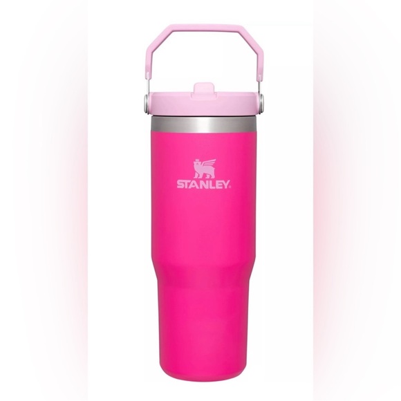 🎉LAST CHANCE🎉 NWT Stanley Iceflow Flip Straw 30 oz Tumbler Camelia - Picture 2 of 11